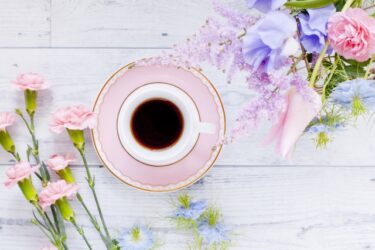 春を待ちつつコーヒータイム♪