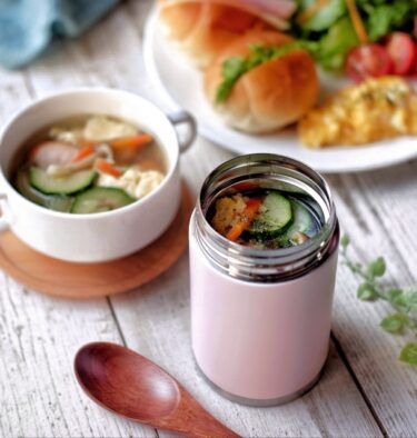 スープジャーでほっこりランチ♪